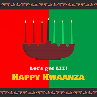 Happy Kwaanza GIF Template Thumb