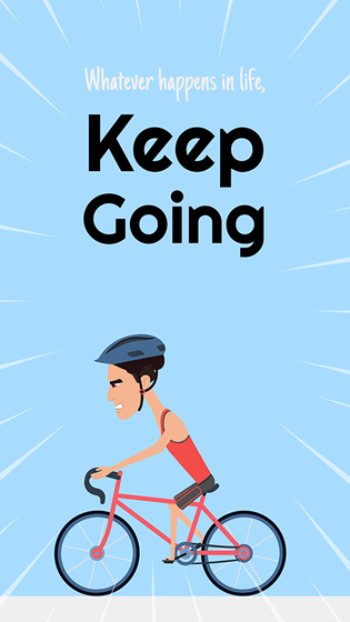 Keep Going Motivational GIF Template Thumb